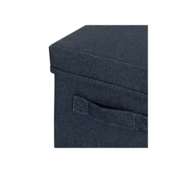 Leitz Fabric Storage - 2 Boîtes de rangement en tissu avec couvercle - petit - gris velours