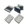Leitz Fabric Storage - 2 Boîtes de rangement en tissu avec couvercle - moyen - gris velours