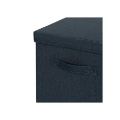 Leitz Fabric Storage - 2 Boîtes de rangement en tissu avec couvercle - large - gris velours