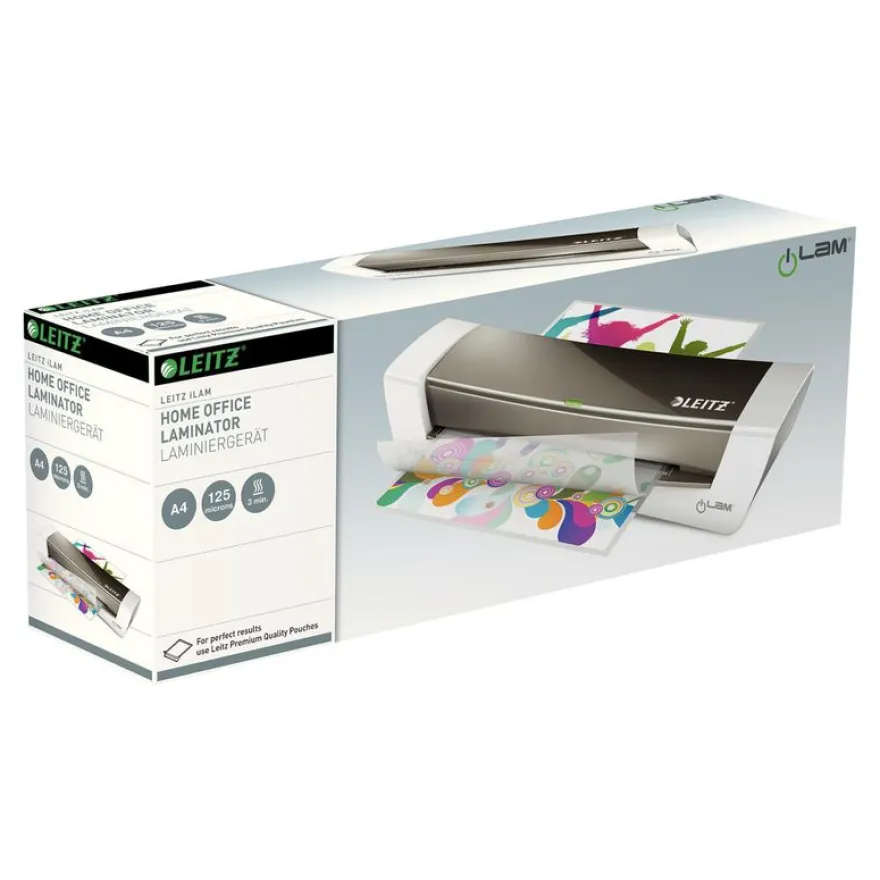 Leitz Ilam Home Office A4 - Plastifieuse A4 - de 80 à 125 microns