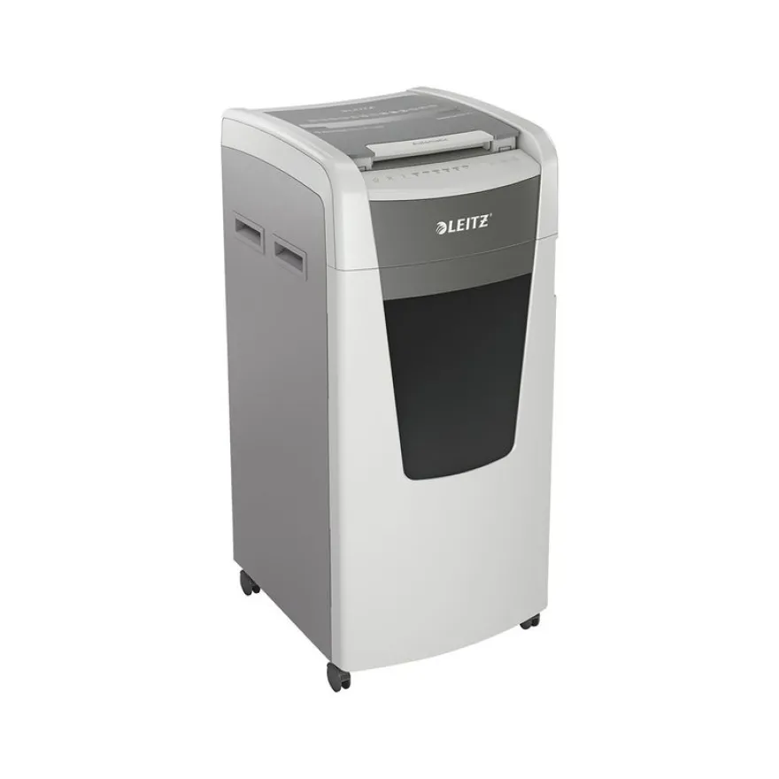 Leitz IQ AutoFeed Office Pro 600 P4 - destructeur de documents coupe croisée - 600 feuilles - Corbeille 110 litres