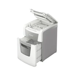 Leitz IQ AutoFeed Small Office 100 P4 - destructeur de documents coupe croisée - 100 feuilles - Corbeille 34 litres