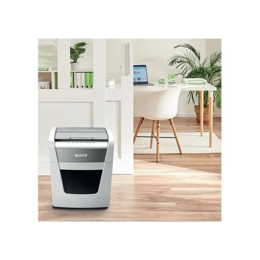 Leitz IQ Autofeed Small Office 50 - Destructeur de documents coupe croisée - 50 feuilles - Corbeille 20 litres