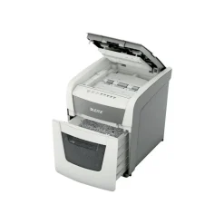 Leitz IQ Autofeed Small Office 50 - Destructeur de documents coupe croisée - 50 feuilles - Corbeille 20 litres