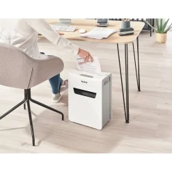 Leitz IQ Protect 8X - destructeur de documents coupe croisée microparticules -8 feuilles - Corbeille 14 litres