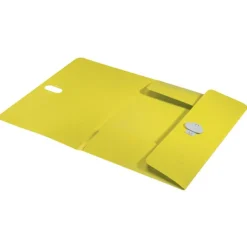 Leitz Recycle - Chemise à 3 rabats - A4 - pour 250 feuilles - jaune