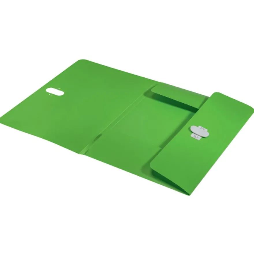 Leitz Recycle - chemise à 3 rabats - A4 - pour 150 feuilles - vert