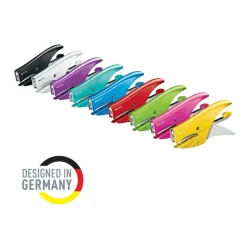 Leitz WOW - Pince agrafeuse - 15 feuilles / 1.5 mm - No.10 - métal - rouge