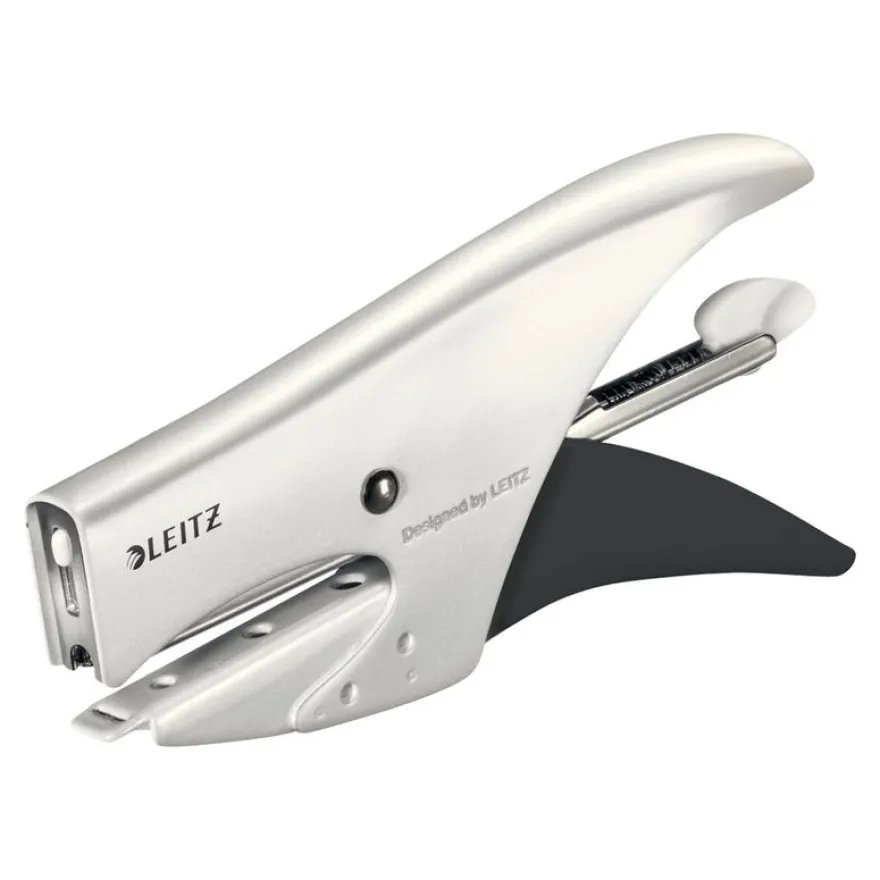 Leitz WOW - Pince agrafeuse - 15 feuilles / 1.5 mm - No.10 - blanc perle