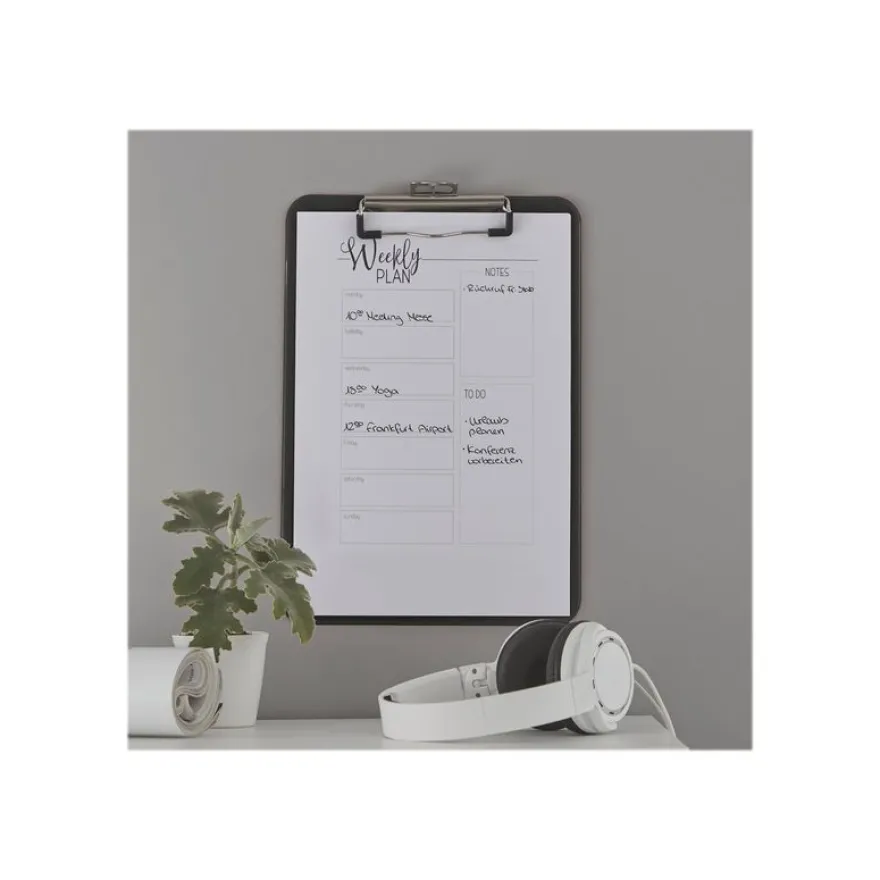Leitz WOW - Porte-bloc A4 - Capacité 75 feuilles - noir