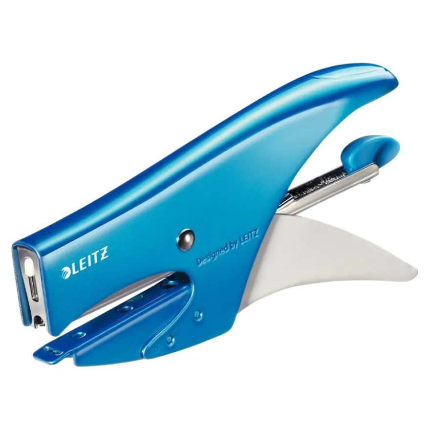 Leitz WOW pince agrafeuse - 15 feuilles - bleu métallique