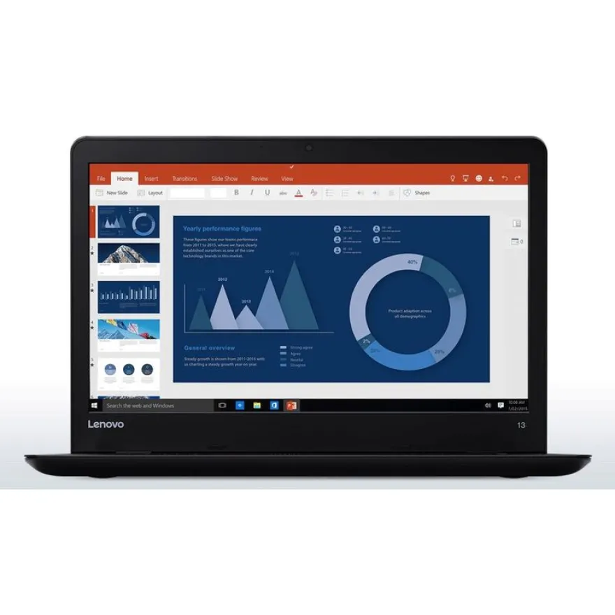 Lenovo ThinkPad 2e Gen - PC portable 13" - reconditionné grade B - Intel core i3-7100U - 8Go RAM - 256Go SSD - Window 10Pro - Noir