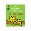 Les animaux - Mon grand livre de coloriage - par Nolan Kate - livre à colorier