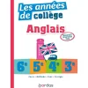 Les années de collège - Anglais
