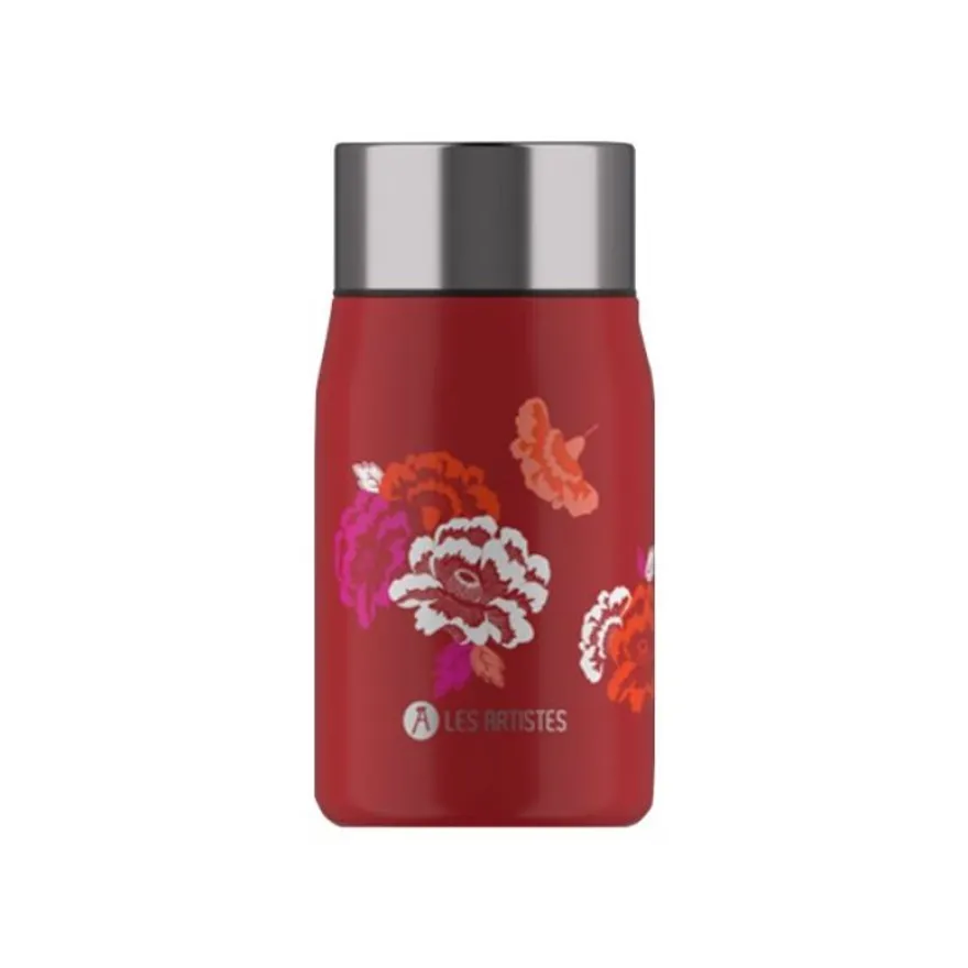 Les Artistes Paris - Boîte à déjeuner isotherme - rouge - 700 ml - acier inoxydable