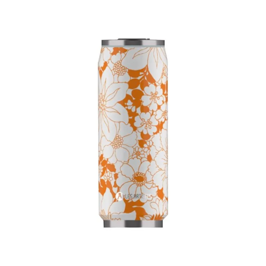 Les Artistes Paris - Canette isotherme - Orange flower - 500 ml - acier inoxydable
