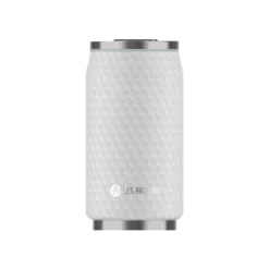 Les Artistes Paris - Canette isotherme - blanc nid 'abeilles - 280 ml - acier inoxydable