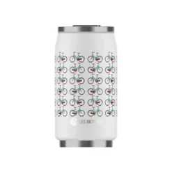 Les Artistes Paris - Canette isotherme - blanc/vélos - 280 ml - acier inoxydable