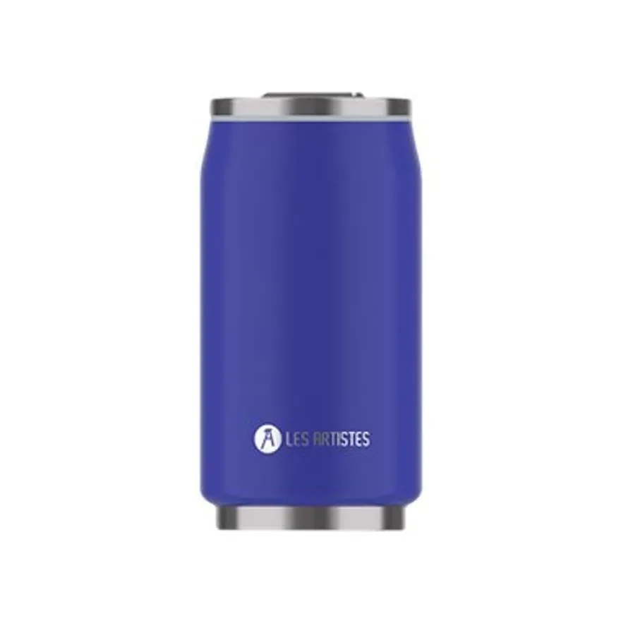 Les Artistes Paris - Canette isotherme - bleu indigo - 280 ml - acier inoxydable