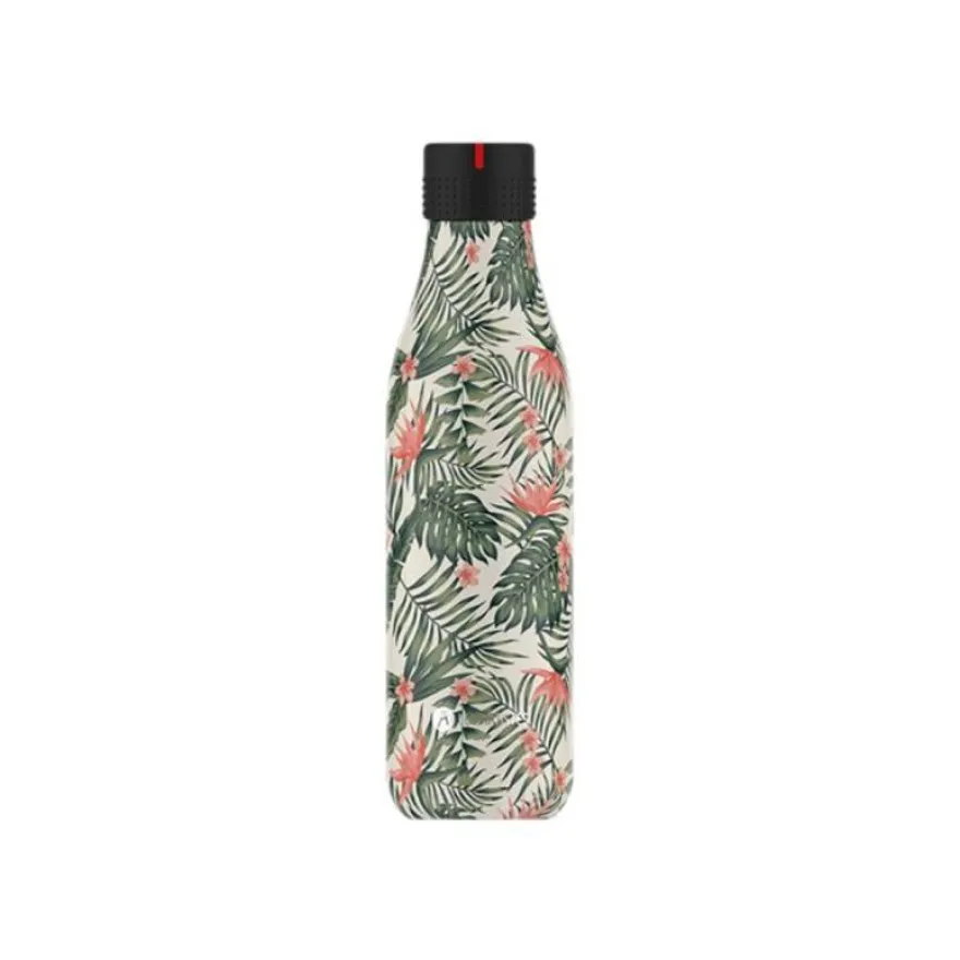 Les Artistes Paris - Gourde Bouteille isotherme 500 ml - Palmiers - acier inoxydable