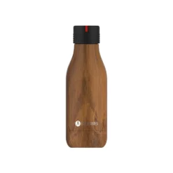 Les Artistes Paris - Gourde Bouteille isotherme 280 ml - bois - acier inoxydable