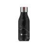 Les Artistes Paris - Gourde Bouteille isotherme 280 ml - marbre noir - acier inoxydable