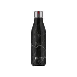 Les Artistes Paris - Gourde Bouteille isotherme 500 ml - marbre noir - acier inoxydable