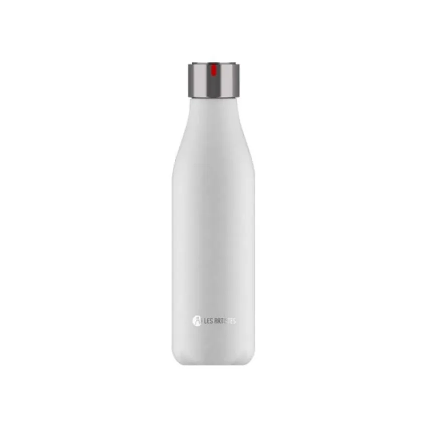 Les Artistes Paris - Gourde Bouteille isotherme 500 ml - blanc - acier inoxydable