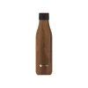 Les Artistes Paris - Gourde Bouteille isotherme 750 ml - bois - acier inoxydable