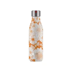 Les Artistes Paris - Gourde Bouteille isotherme 500 ml - Orange flower - acier inoxydable