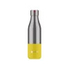 Les Artistes Paris - Gourde Bouteille isotherme 500 ml - inox et jaune - acier inoxydable