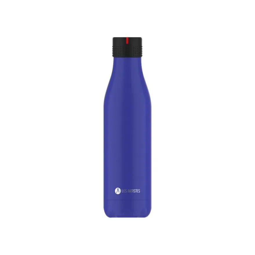 Les Artistes Paris - Gourde Bouteille isotherme 750 ml - indigo - acier inoxydable