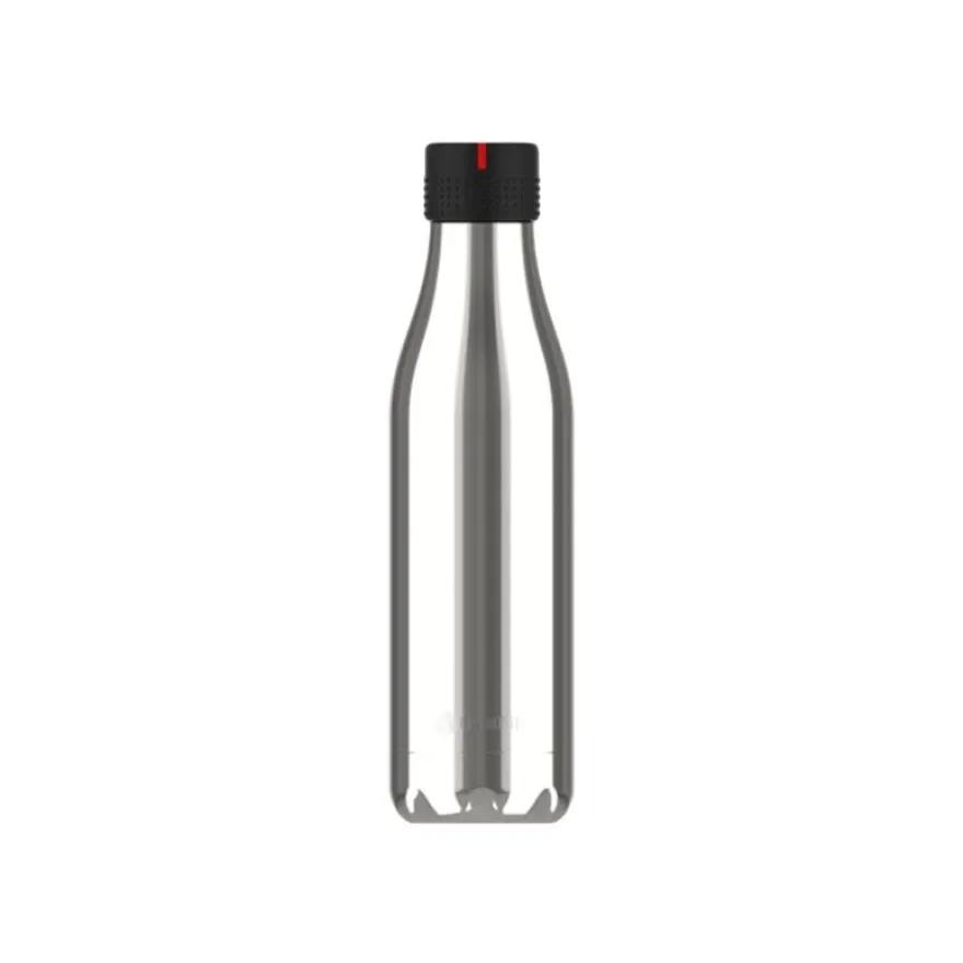 Les Artistes Paris - Gourde Bouteille isotherme 500 ml - argent cristal - acier inoxydable