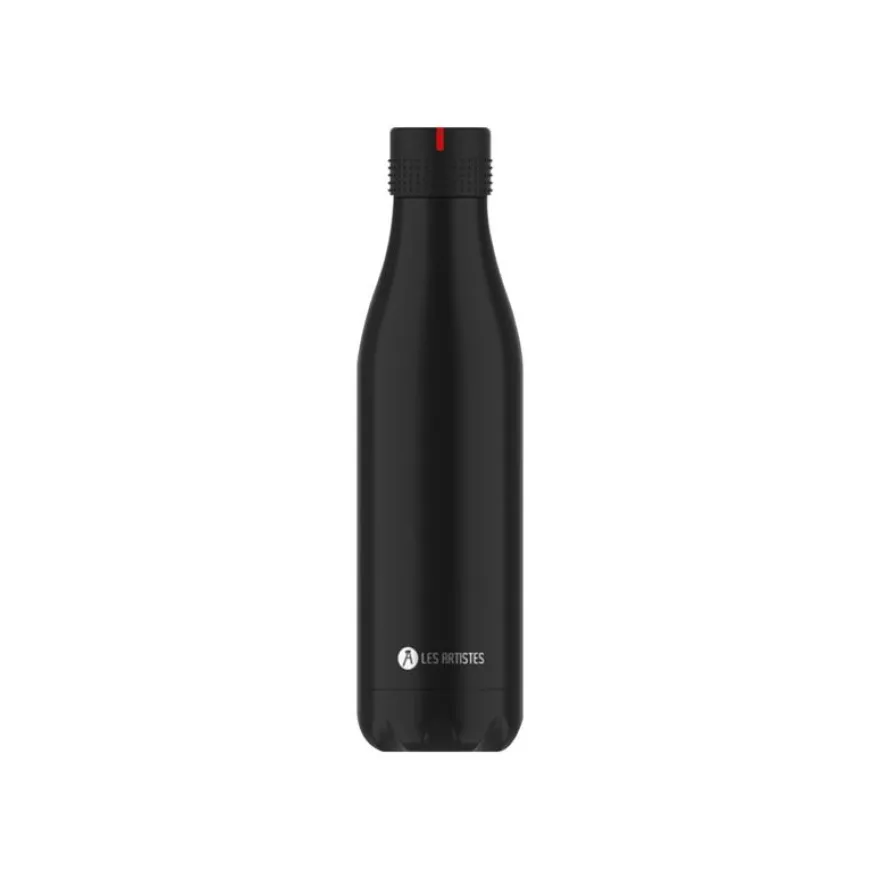 Les Artistes Paris - Gourde Bouteille isotherme 750 ml - noir - acier inoxydable