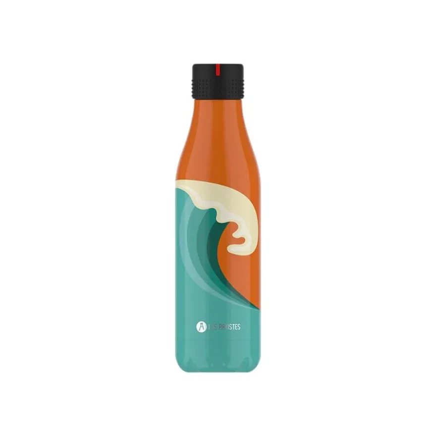 Les Artistes Paris - Gourde Bouteille isotherme 500 ml - Wave - acier inoxydable