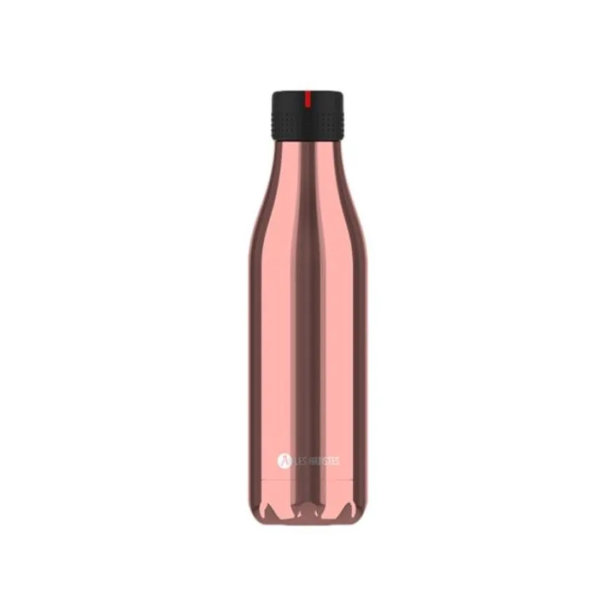 Les Artistes Paris - Gourde Bouteille isotherme 500 ml - rose cristal - acier inoxydable