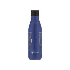 Les Artistes Paris - Gourde Bouteille isotherme 500 ml - Blue jean - acier inoxydable