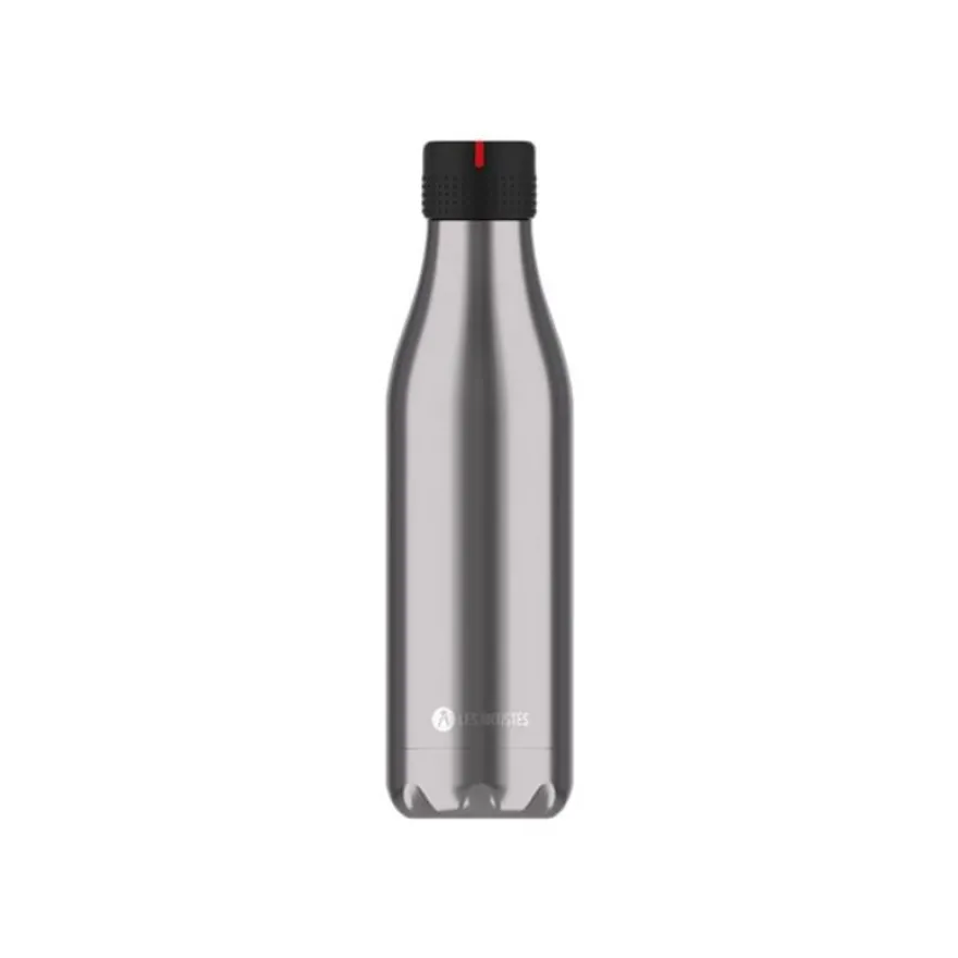Les Artistes Paris - Gourde Bouteille isotherme 500 ml - argent - acier inoxydable