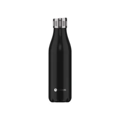 Les Artistes Paris - Gourde Bouteille isotherme 500 ml - noir - bouchon sport - acier inoxydable
