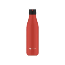 Les Artistes Paris - Gourde Bouteille isotherme 750 ml - rouge - acier inoxydable