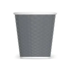 Les Artistes Timeless - Tasse en porcelaine nid d'abeille - 80 ml - gris