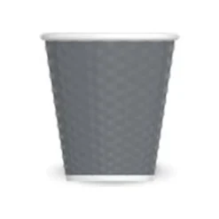 Les Artistes Timeless - Tasse en porcelaine nid d'abeille - 180 ml - gris