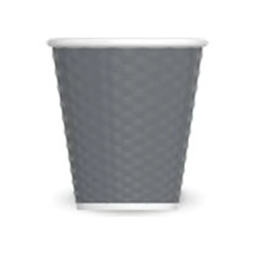 Les Artistes Timeless - Tasse en porcelaine nid d'abeille - 180 ml - gris