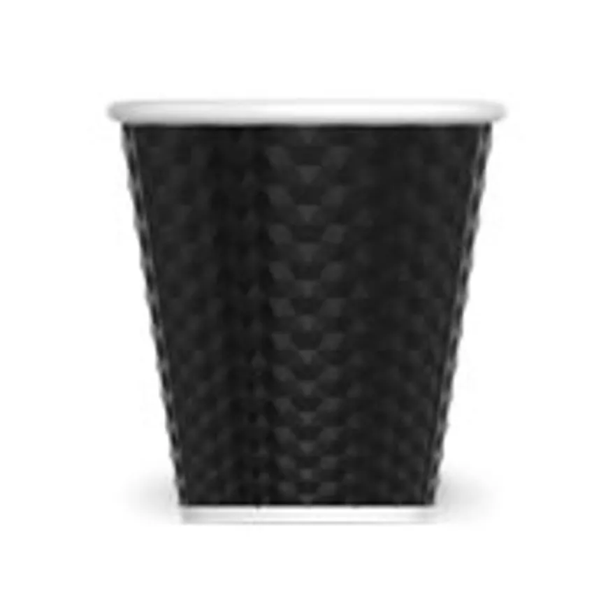 Les Artistes Timeless - Tasse en porcelaine nid d'abeille - 180 ml - noir