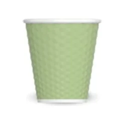 Les Artistes Timeless - Tasse en porcelaine nid d'abeille - 180 ml - vert pastel