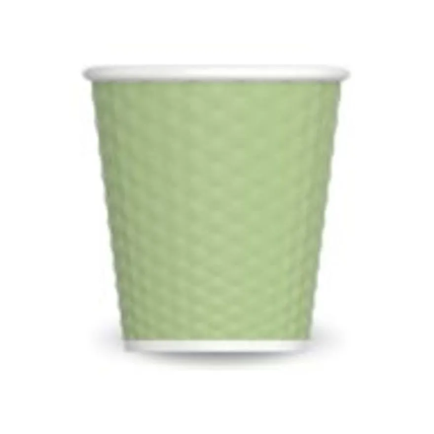 Les Artistes Timeless - Tasse en porcelaine nid d'abeille - 80 ml - vert pastel