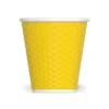 Les Artistes Timeless - Tasse en porcelaine nid d'abeille - 180 ml - jaune