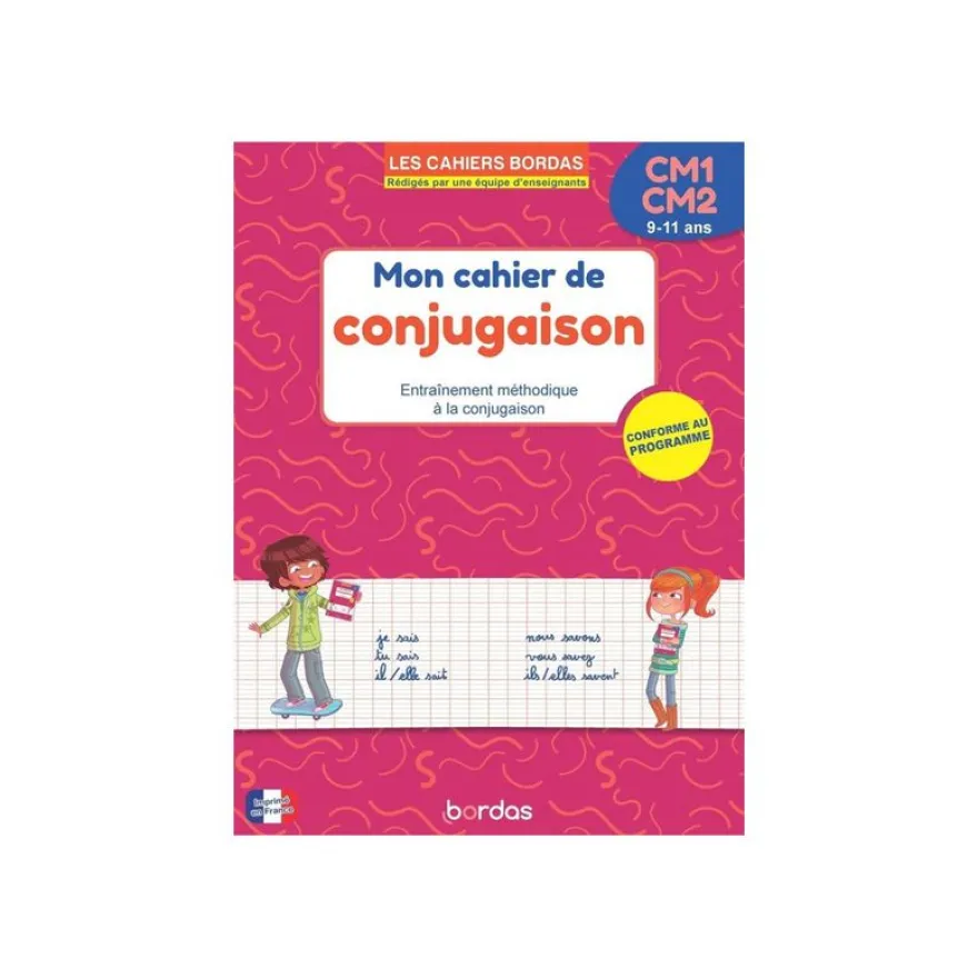 Les cahiers Bordas - Mon cahier de conjugaison CM1 / CM2 - par Zaba Thierry, Charles Alain