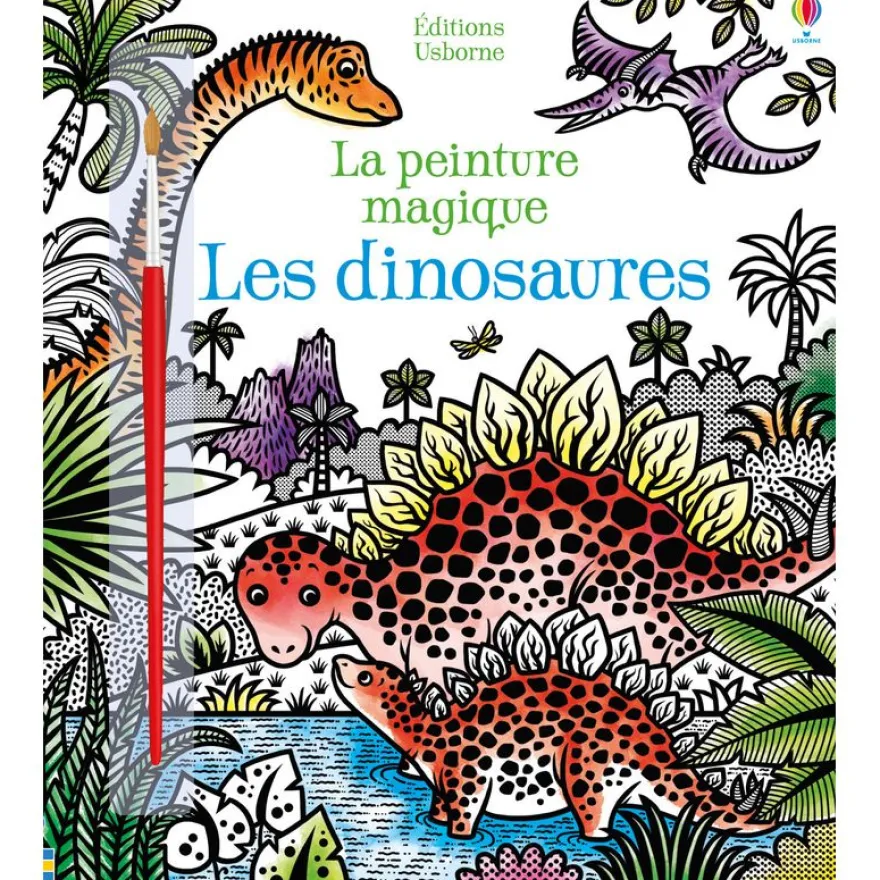 Les dinosaures - la peinture magique