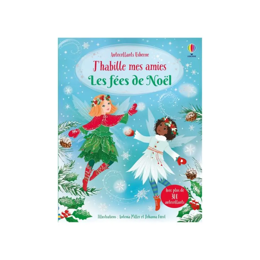 Les fées de Noël - J'habille mes amies - par Watt Fiona - livre d'activités